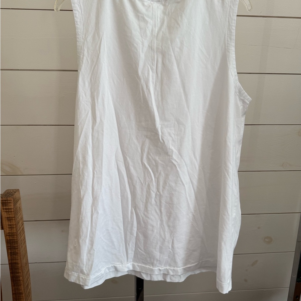 Lululemon White Sleeveless Tank XL Tall